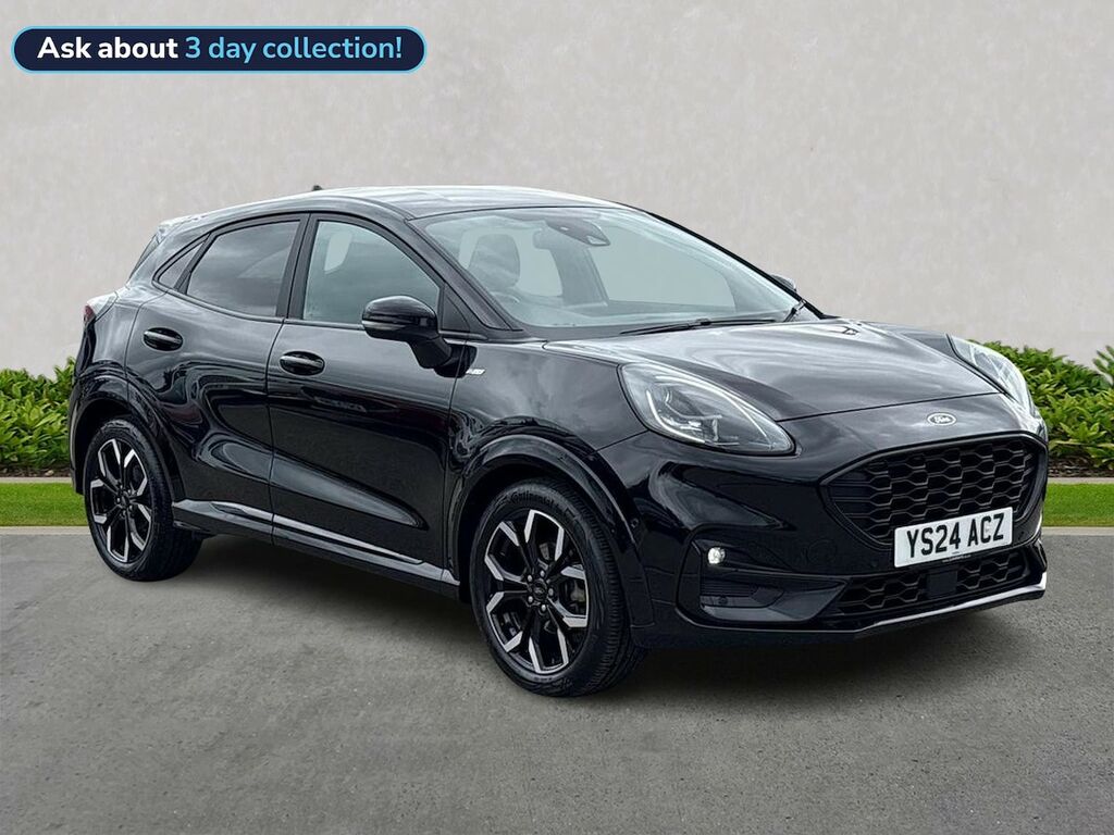 Ford Puma Puma St-line X 1.0L Ecoboost 125Ps Mhev 6 S Black
