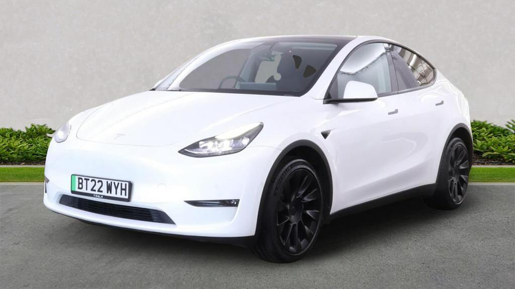 Tesla Model Y Dual Motor Long Range Suv 4Wde White #2