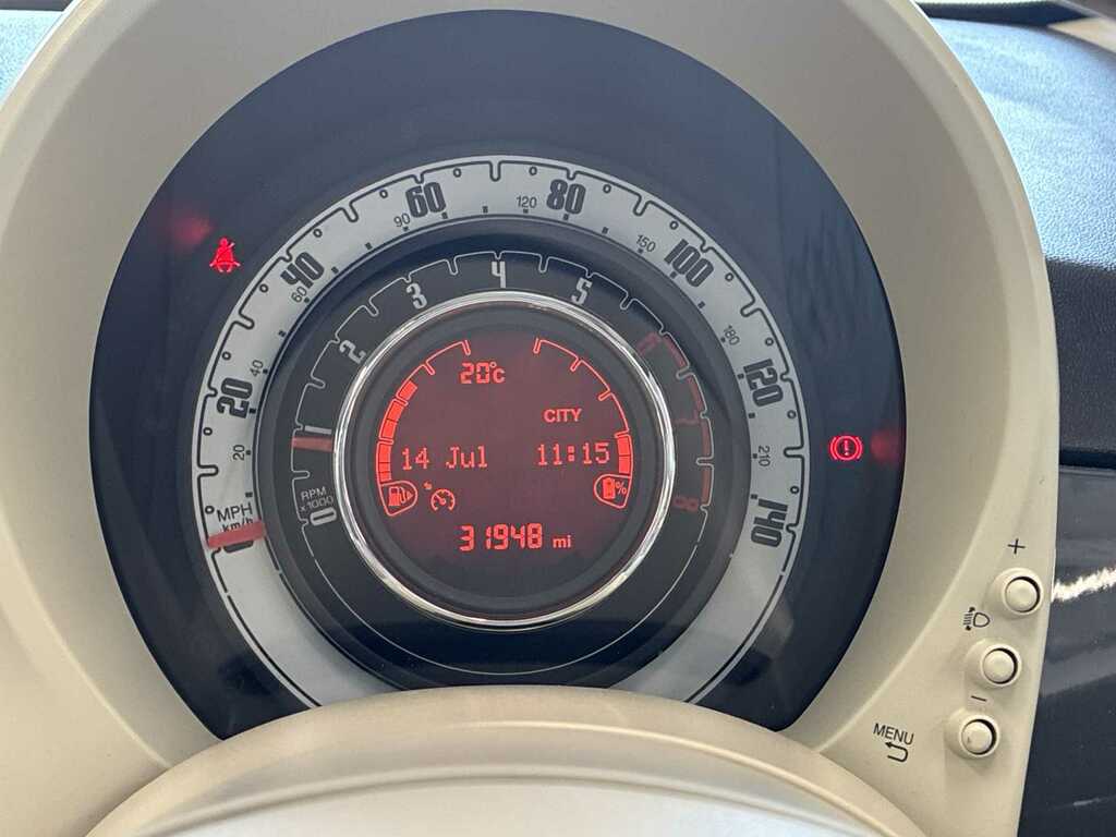 Fiat 500 1.2 Lounge Dualogic 69 Bhp Grey #9