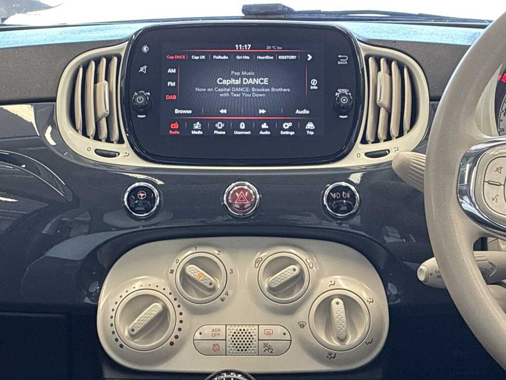 Fiat 500 1.2 Lounge Dualogic 69 Bhp Grey #11