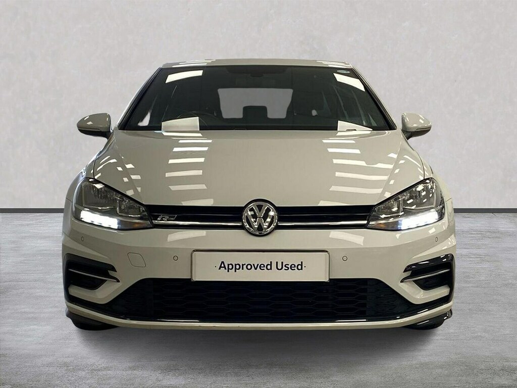 Volkswagen Golf 1.5 Tsi Evo Gpf R-line Hatchback Dsg Eu PY69BFM White #4