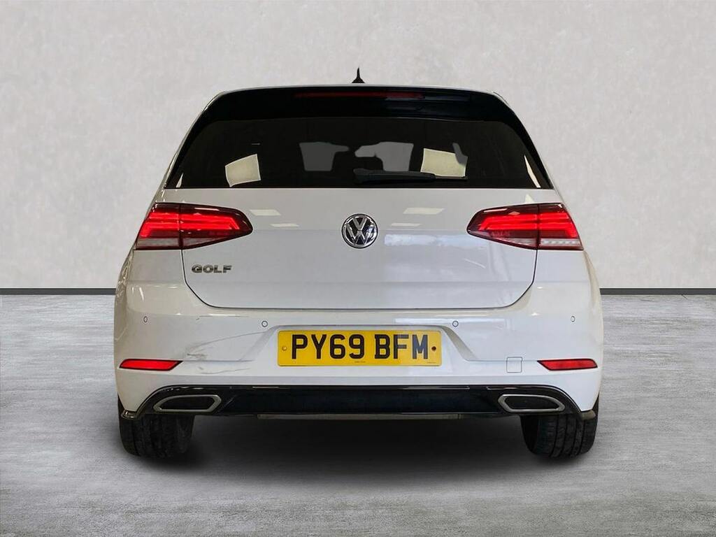 Volkswagen Golf 1.5 Tsi Evo Gpf R-line Hatchback Dsg Eu PY69BFM White #3