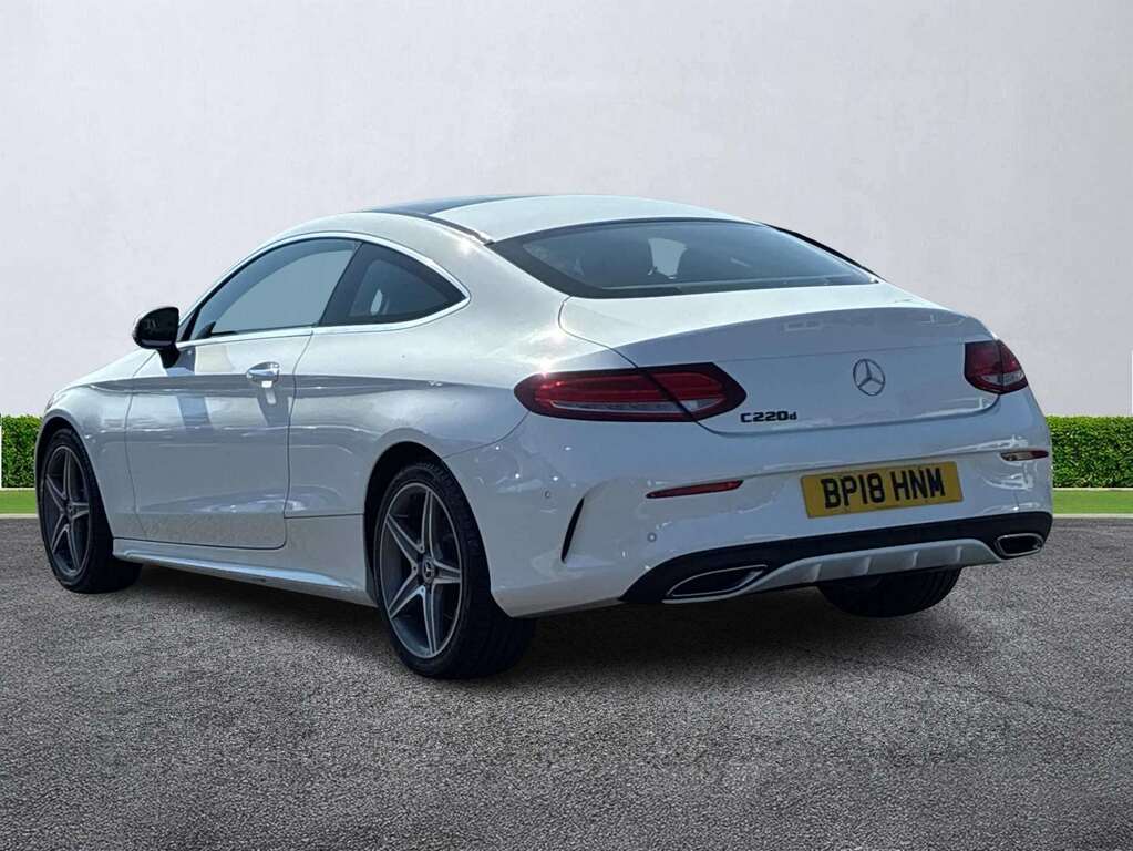 Mercedes-Benz C Class C220d Amg Line Premium White #2