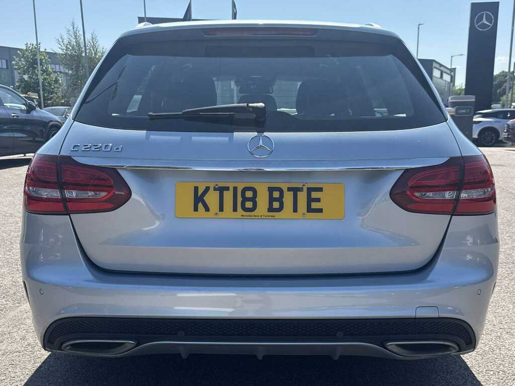 Mercedes-Benz C Class C220d Amg Line 9G-tronic Silver #6