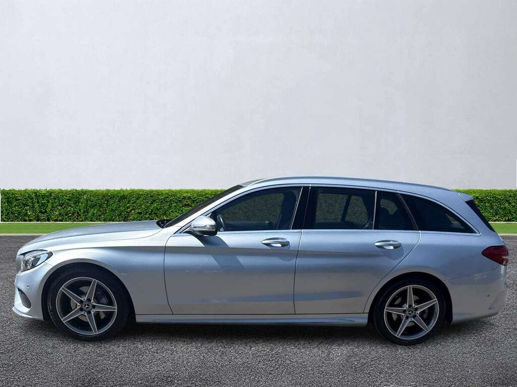 Mercedes-Benz C Class C220d Amg Line 9G-tronic Silver #4