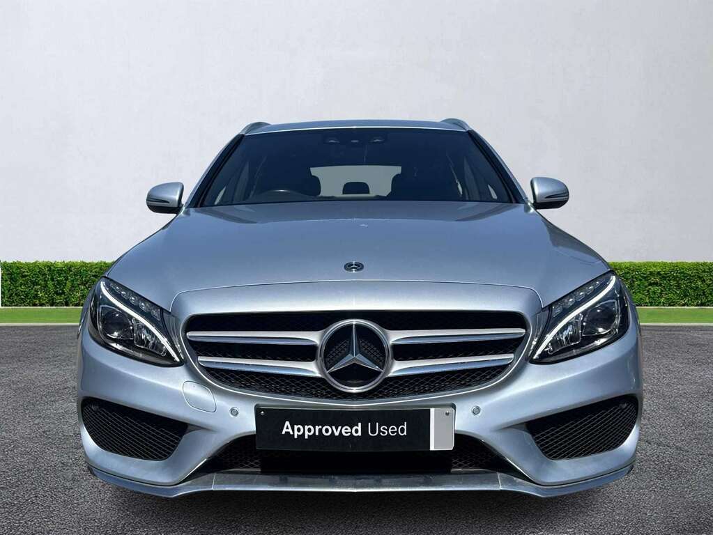 Mercedes-Benz C Class C220d Amg Line 9G-tronic Silver #2