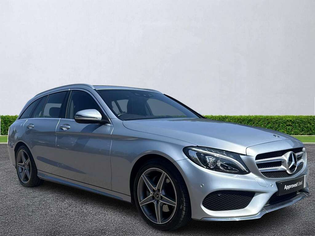 Mercedes-Benz C Class C220d Amg Line 9G-tronic Silver