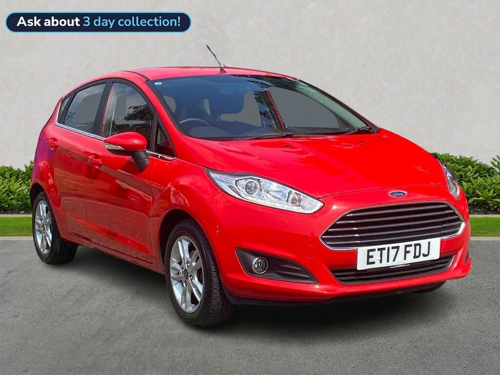 Ford Fiesta 1.25 Zetec Hatchback Euro 6 82 Red