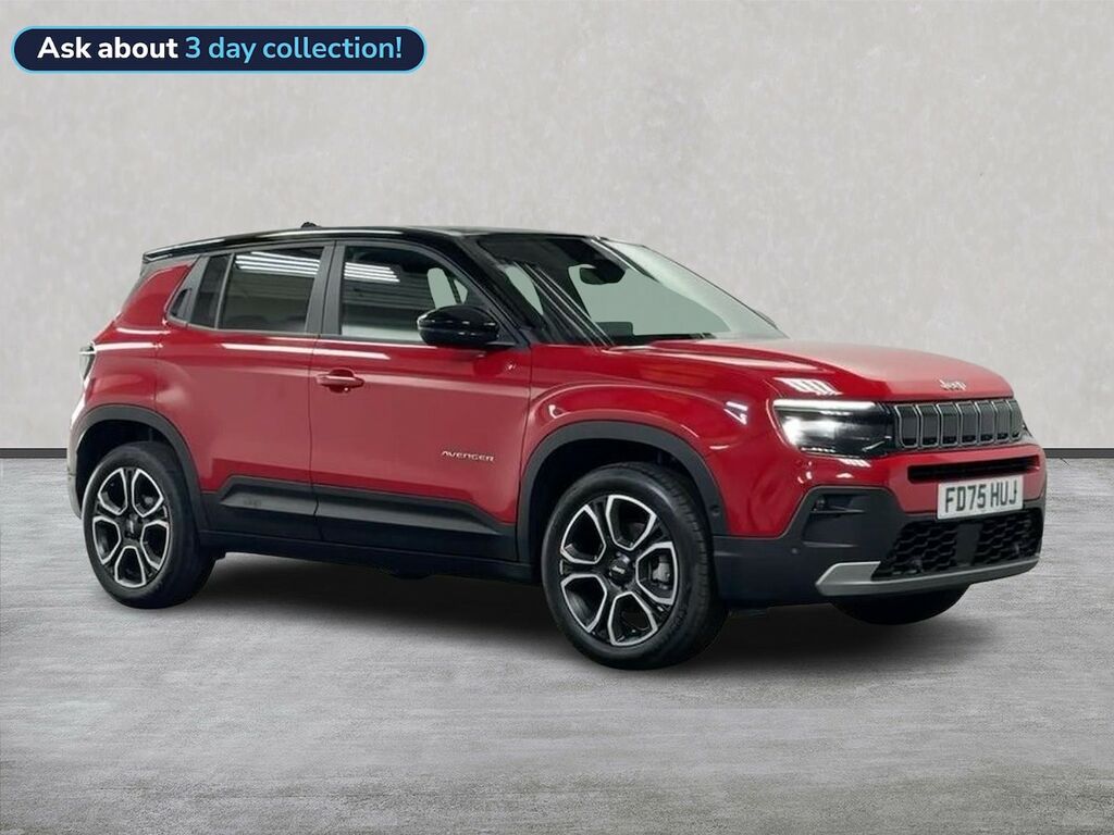 Jeep Avenger 1.2 E-hybrid Altitude Suv Hybrid E-dct Red