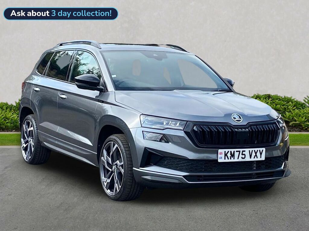 Skoda Karoq 1.5 Tsi Act Sportline Edition Suv Dsg E Grey