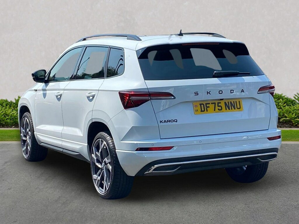 Skoda Karoq 1.5 Tsi Act Sportline Edition Suv Dsg E White #2