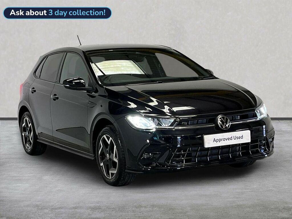 Volkswagen Polo 1.0 Tsi R-line Hatchback Dsg Euro 6 S Black