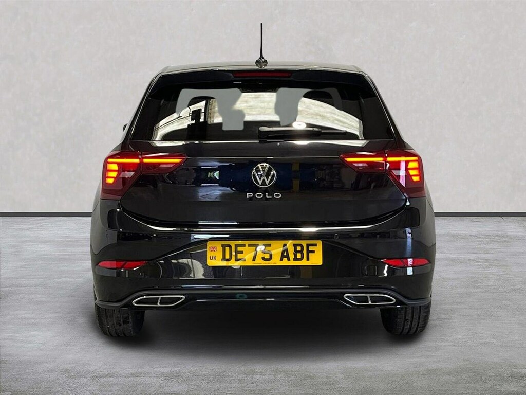 Volkswagen Polo 1.0 Tsi R-line Hatchback Dsg Euro 6 S DE75ABF Black #3