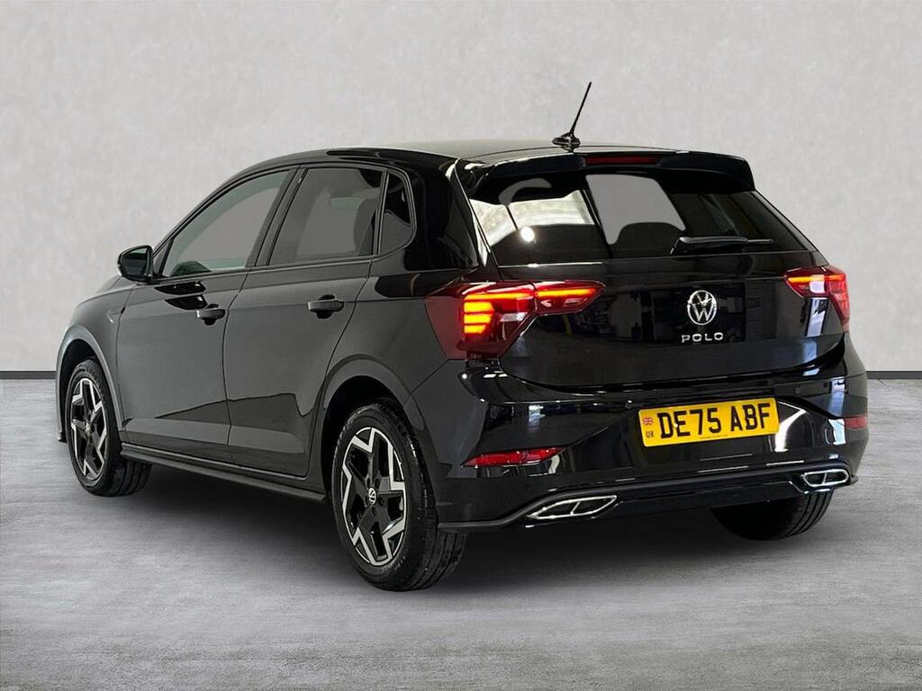 Volkswagen Polo 1.0 Tsi R-line Hatchback Dsg Euro 6 S DE75ABF Black