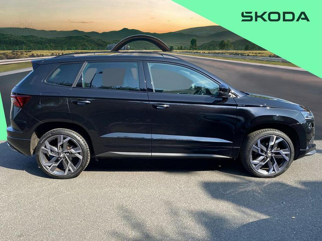 Skoda Karoq 1.5 Tsi Act Sportline Edition Suv Dsg E KN75THG Black #3