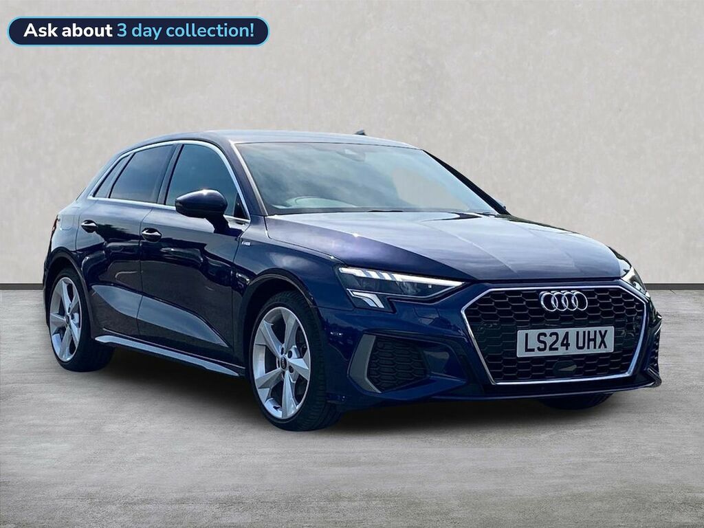 Audi A3 1.5 Tfsi 35 S Line Sportback Eur LS24UHX Blue