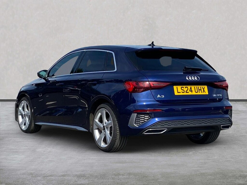 Audi A3 1.5 Tfsi 35 S Line Sportback Eur LS24UHX Blue #2