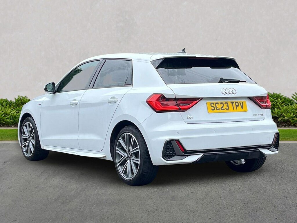 Audi A1 1.0 Tfsi 25 S Line Sportback Eur SC23TPV White #2