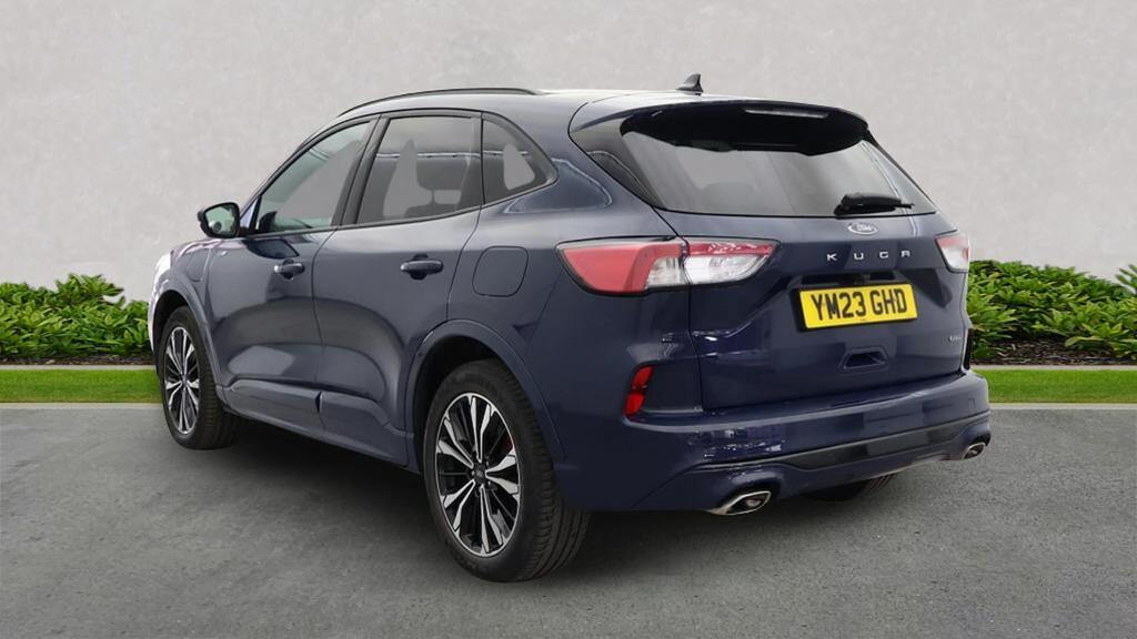 Ford Kuga 2.5 Ecoboost Duratec 14.4Kwh St-line X Suv Pet YM23GHD Blue #3
