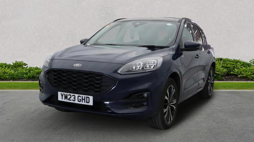 Ford Kuga 2.5 Ecoboost Duratec 14.4Kwh St-line X Suv Pet YM23GHD Blue #2