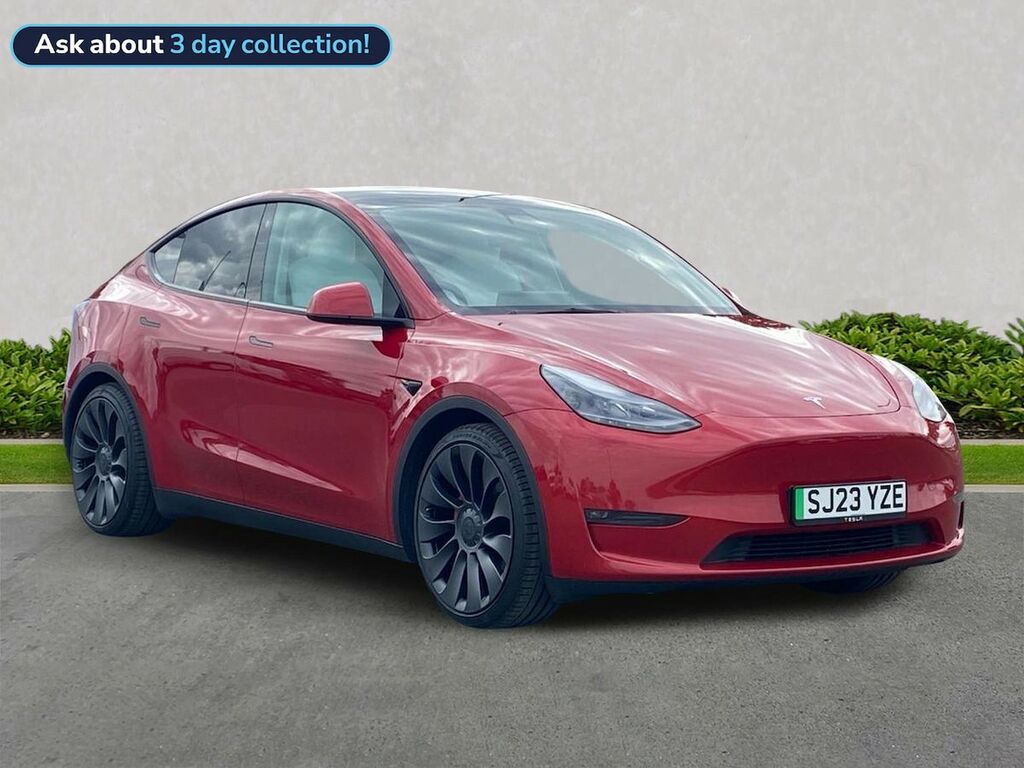 Tesla Model Y Performance Awd Red