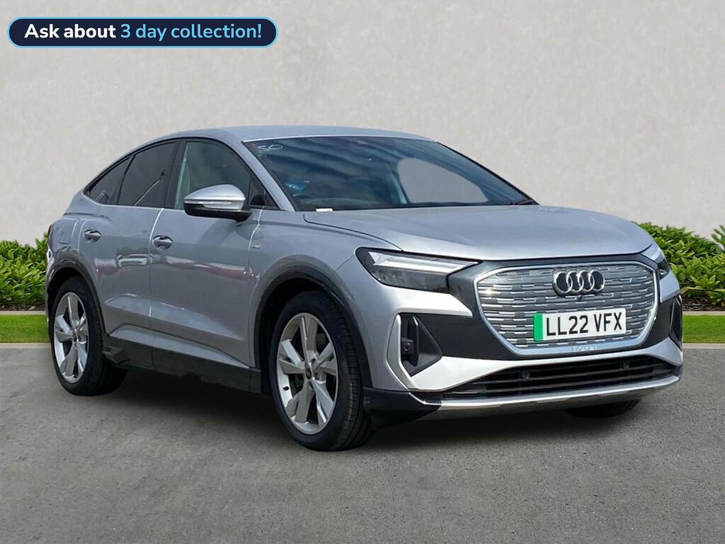 Audi Q4 E Tron 50 S Line Sportback Quattro 82Kw Silver