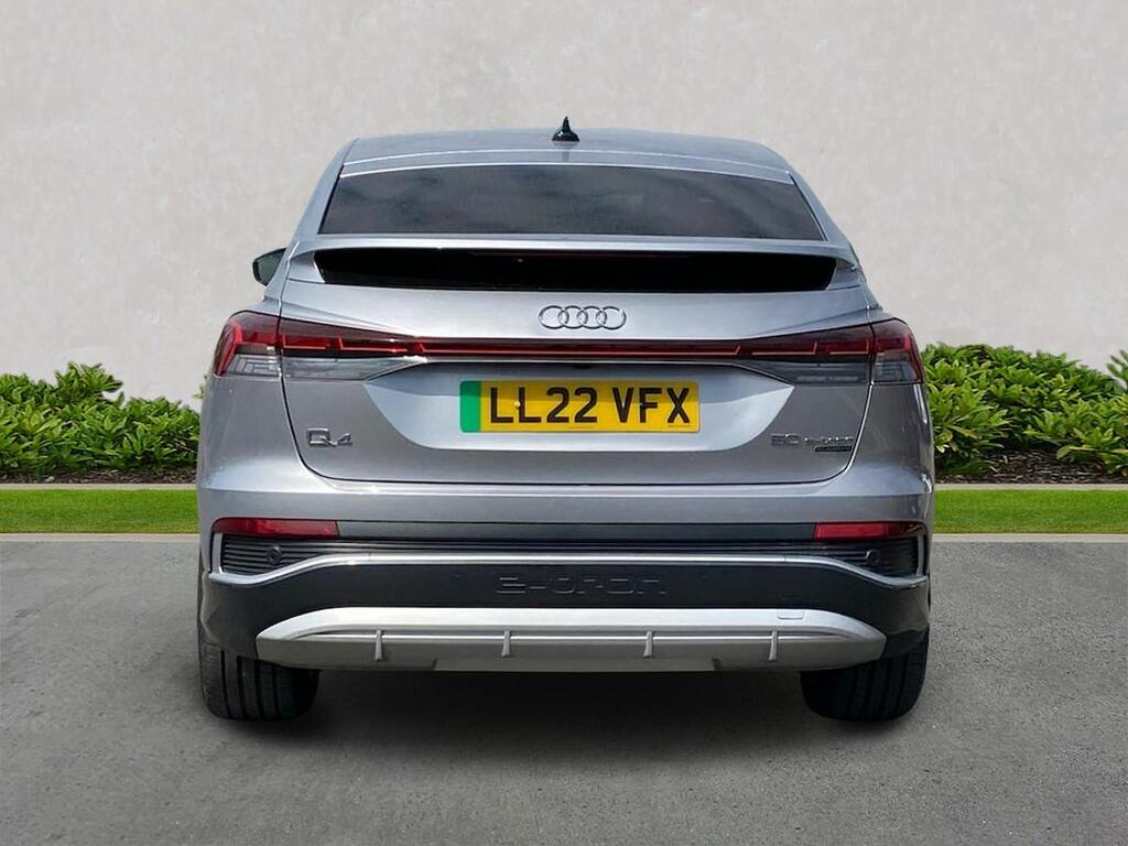 Audi Q4 E Tron 50 S Line Sportback Quattro 82Kw LL22VFX Silver #4