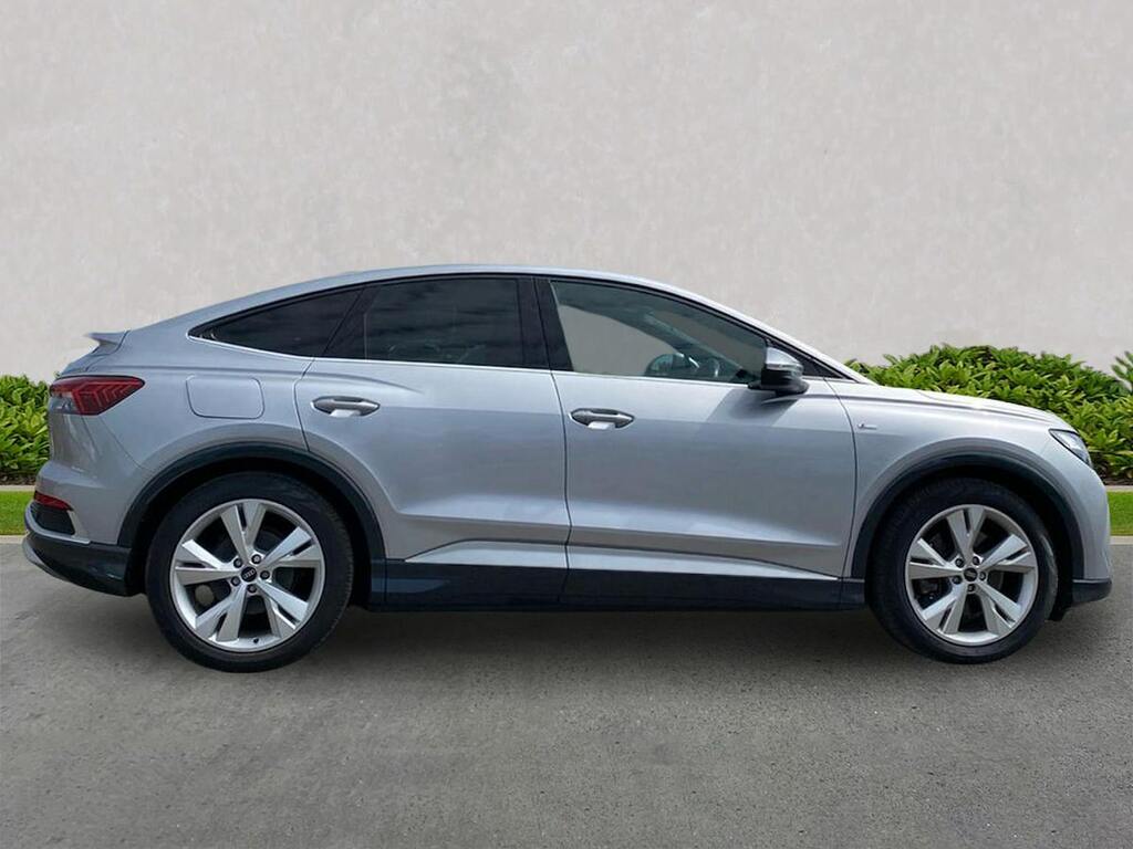 Audi Q4 E Tron 50 S Line Sportback Quattro 82Kw LL22VFX Silver #3