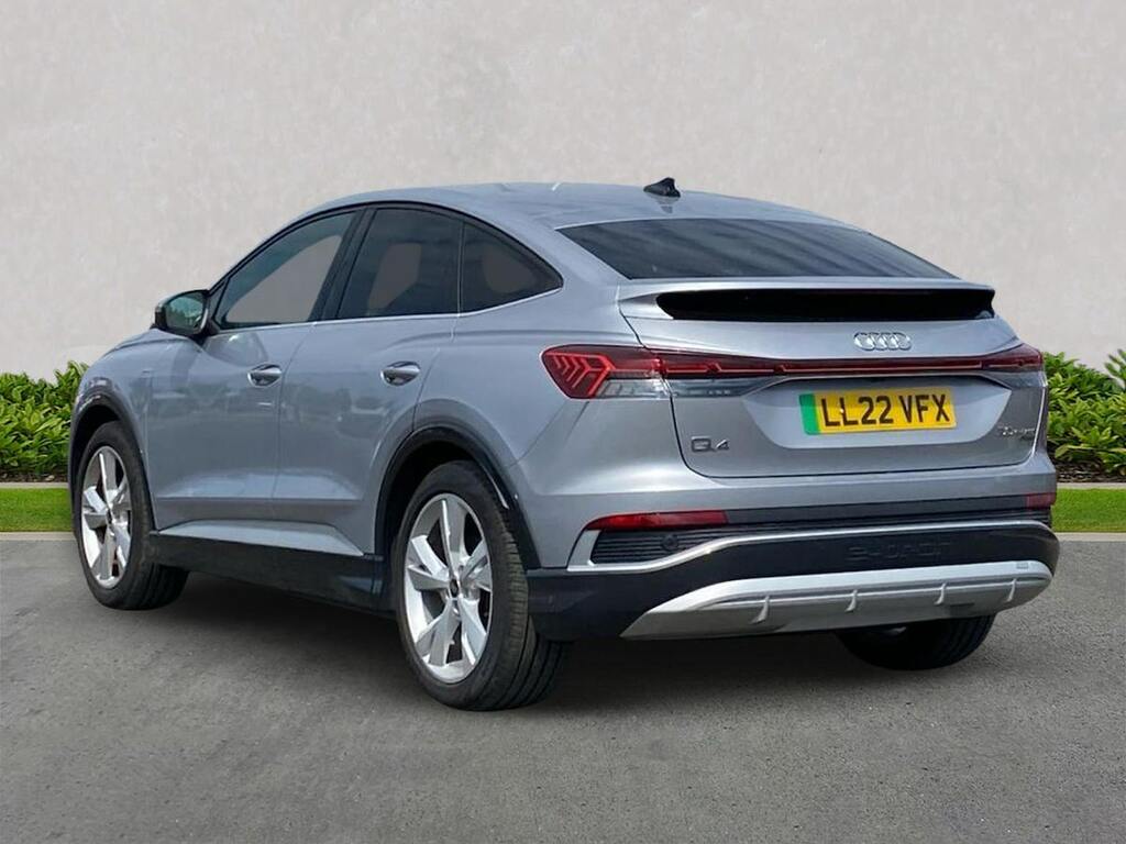 Audi Q4 E Tron 50 S Line Sportback Quattro 82Kw LL22VFX Silver #2