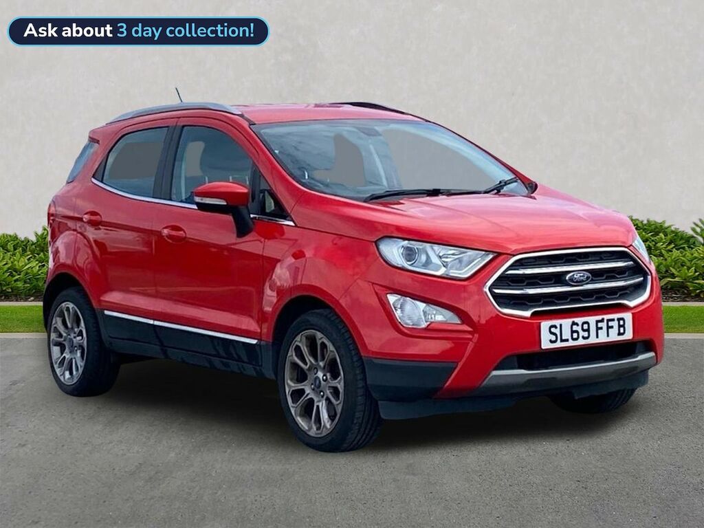 Ford Ecosport 1.0T Ecoboost Gpf Titanium Suv E Red