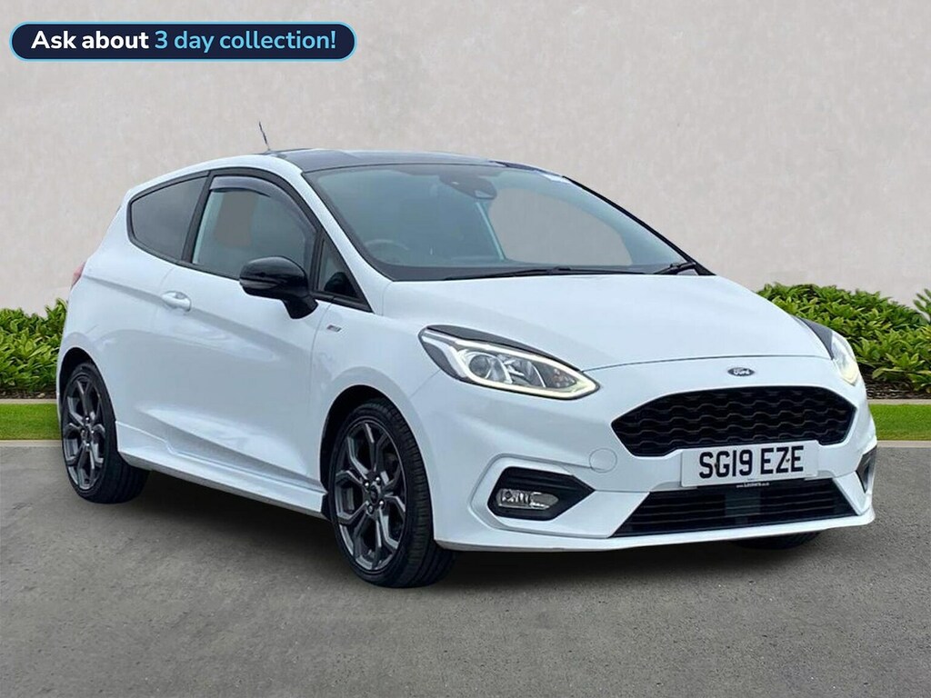 Ford Fiesta 1.0T Ecoboost Gpf St-line X Hatchback M White