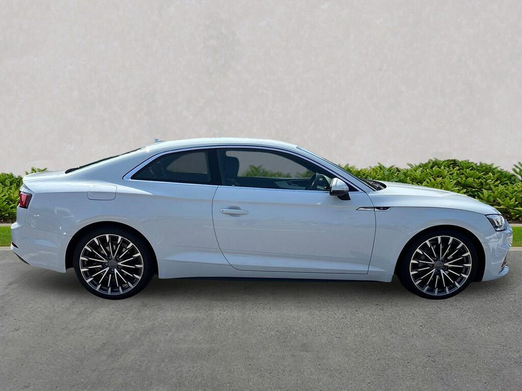 Audi A5 2.0 Tdi S Line Coupe S Tronic Quattro E OY18VNK White #3