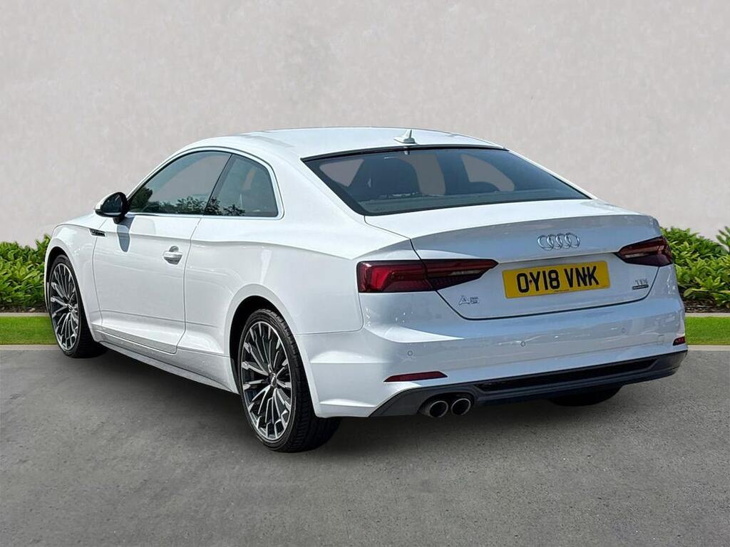 Audi A5 2.0 Tdi S Line Coupe S Tronic Quattro E OY18VNK White #2