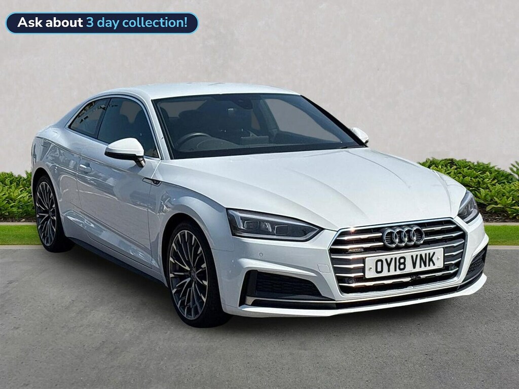 Audi A5 2.0 Tdi S Line Coupe S Tronic Quattro E White