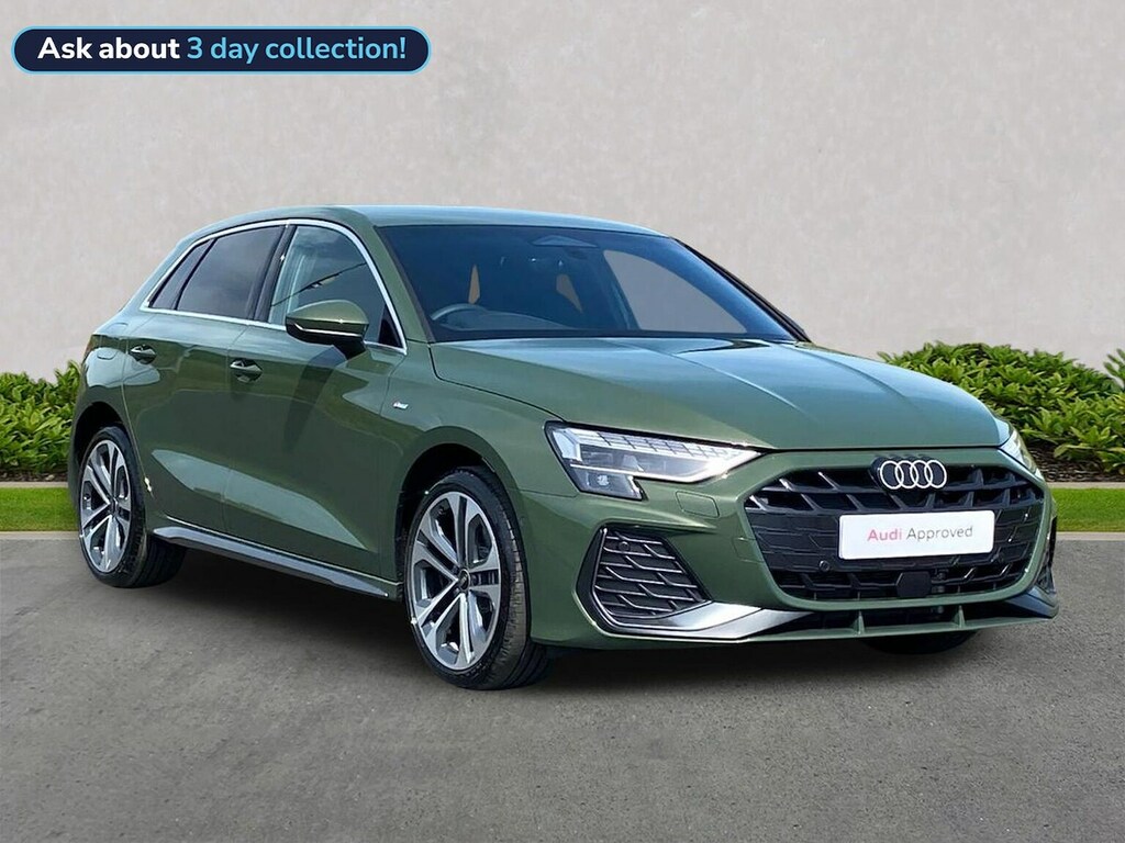 Audi A3 1.5 Tfsie S Line Sportback Plug-in Hybr Green