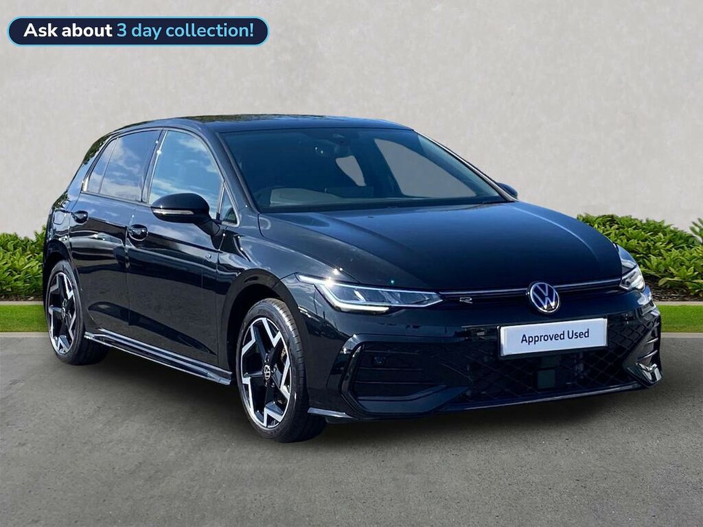 Volkswagen Golf 1.5 Etsi Mhev R-line Hatchback Hybrid D Black