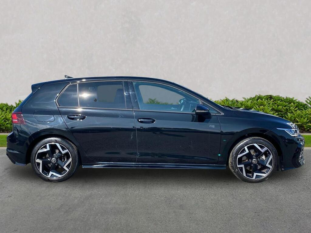 Volkswagen Golf 1.5 Etsi Mhev R-line Hatchback Hybrid D GJ75FWF Black #3