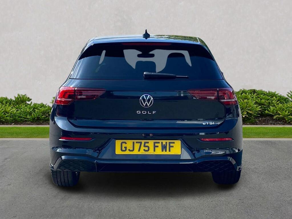 Volkswagen Golf 1.5 Etsi Mhev R-line Hatchback Hybrid D GJ75FWF Black #4