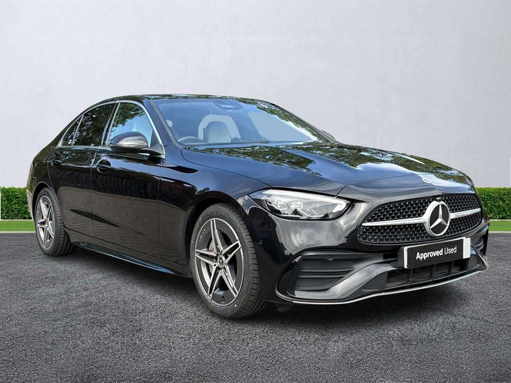 Mercedes-Benz C Class C200 Amg Line 9G-tronic KN25XRL Black