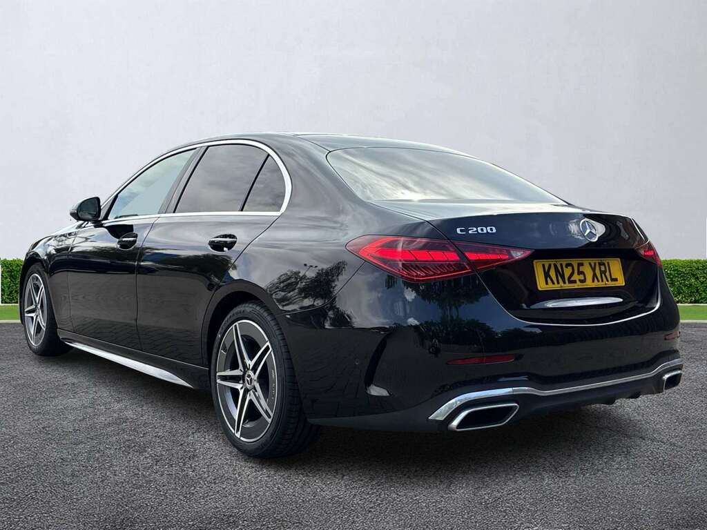 Mercedes-Benz C Class C200 Amg Line 9G-tronic KN25XRL Black #2