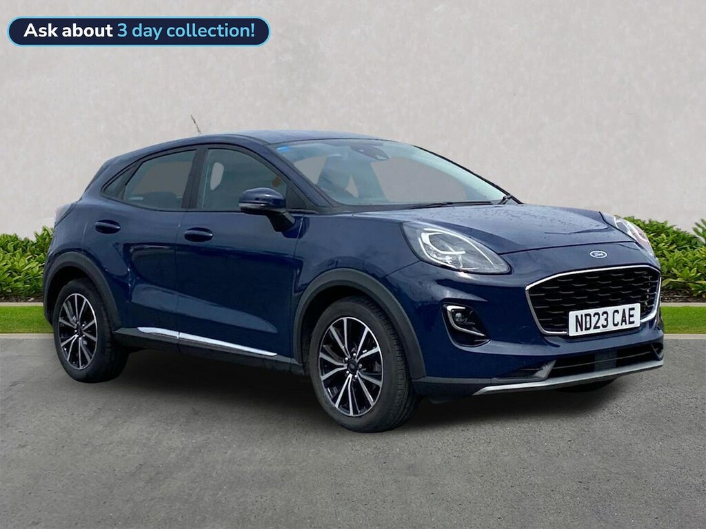 Ford Puma 1.0T Ecoboost Mhev Titanium Suv Hybrid Blue