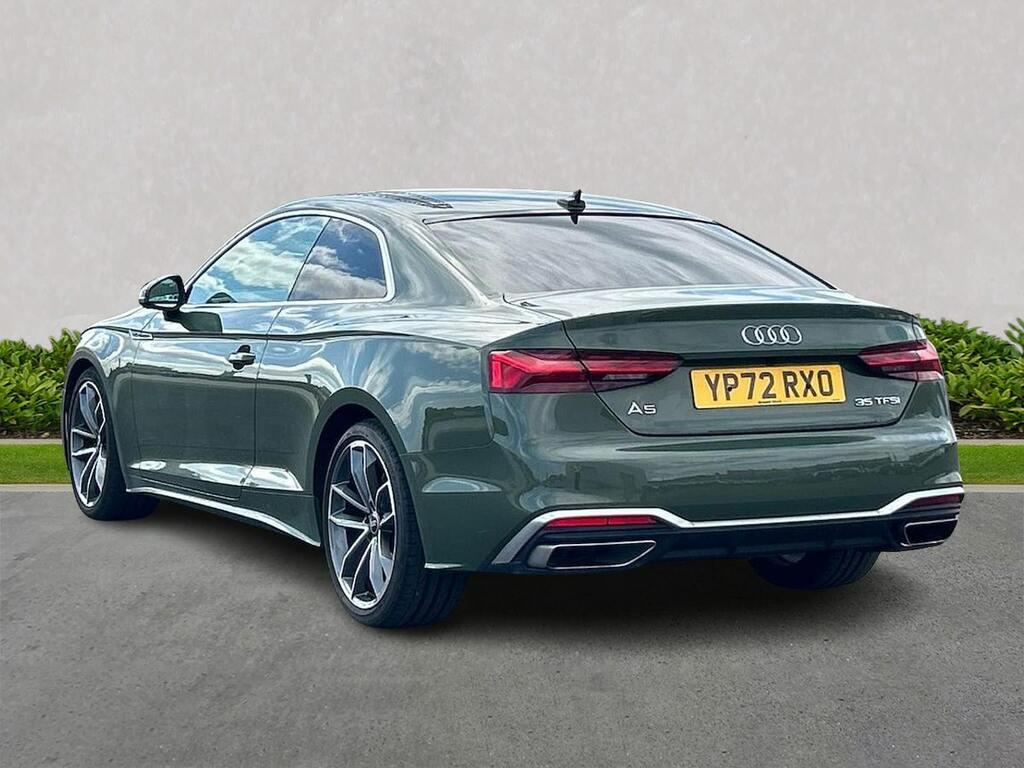 Audi A5 2.0 Tfsi 35 S Line Coupe S Tronic Euro YP72RXO Green #2