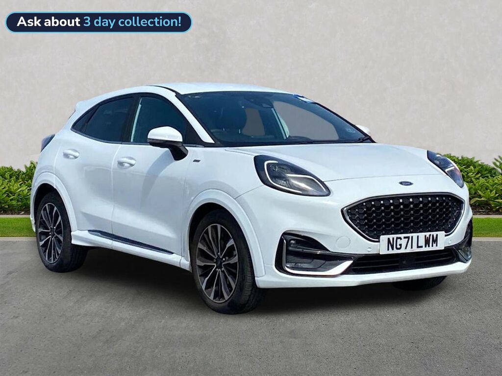 Ford Puma 1.0T Ecoboost Mhev St-line Vignale Suv White