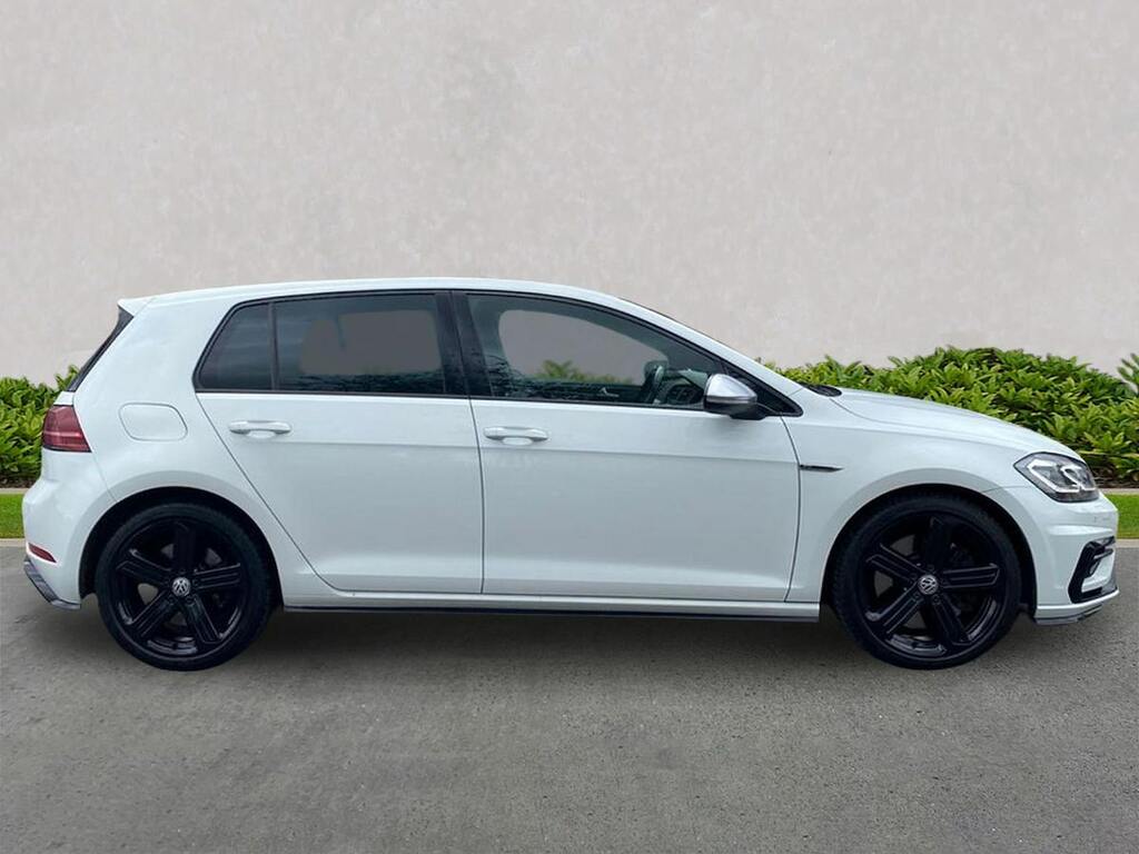 Volkswagen Golf 2.0 Tsi Bluemotion Tech R Hatchback Dsg YR67BMU White #3