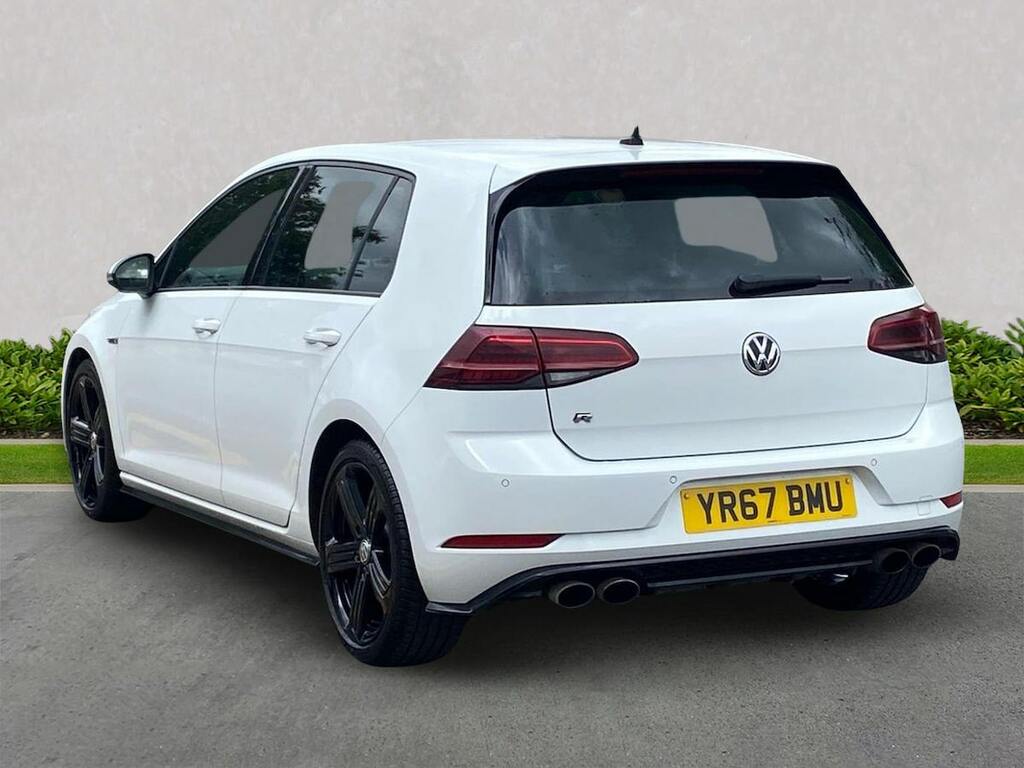 Volkswagen Golf 2.0 Tsi Bluemotion Tech R Hatchback Dsg YR67BMU White #2