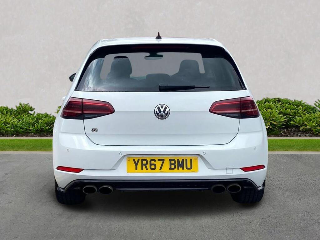 Volkswagen Golf 2.0 Tsi Bluemotion Tech R Hatchback Dsg YR67BMU White #4