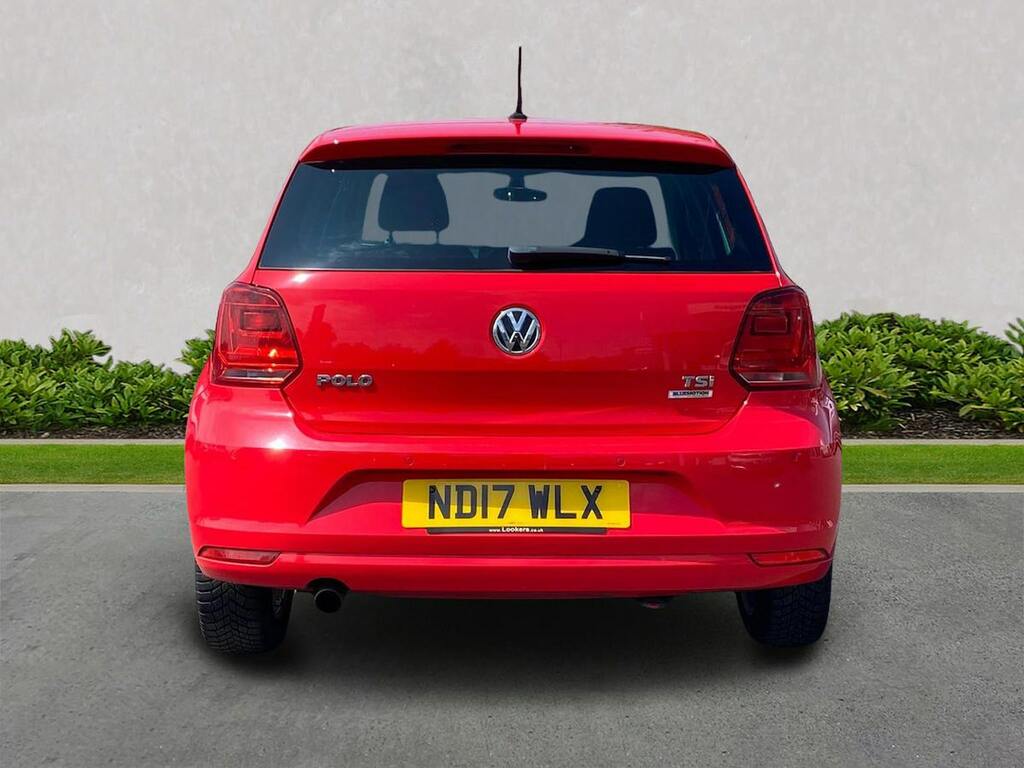 Volkswagen Polo 1.2 Tsi Bluemotion Tech Match Edition Hatchback ND17WLX Red #4