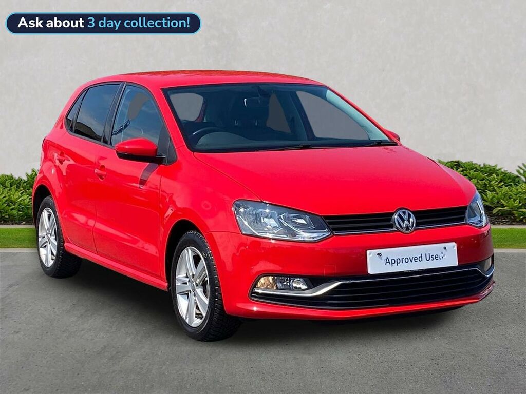 Volkswagen Polo 1.2 Tsi Bluemotion Tech Match Edition Hatchback Red