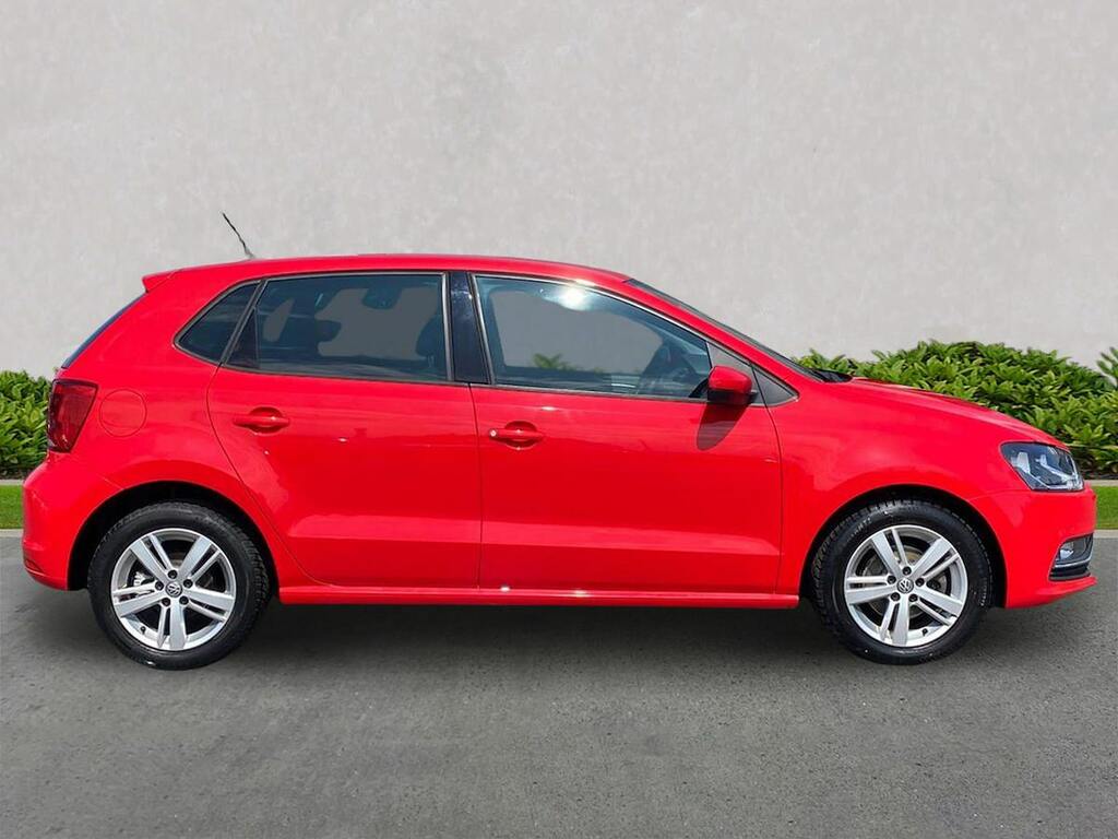 Volkswagen Polo 1.2 Tsi Bluemotion Tech Match Edition Hatchback ND17WLX Red #3