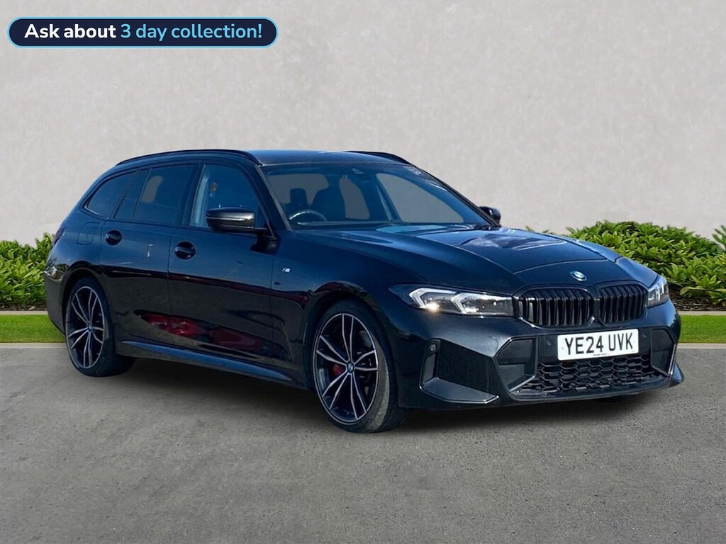 BMW 3 Series 2.0 320D Mht M Sport Touring Hybrid Aut Black